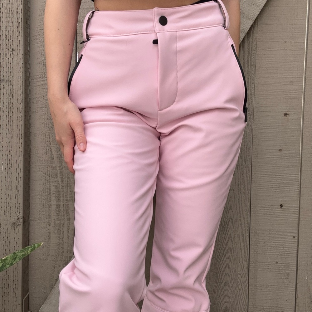 Zara ski pink flare snowpants